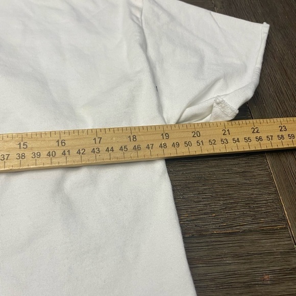 Forever 21 FLAWLESS Crop Top White distress Hem shirt size M - Picture 4 of 8